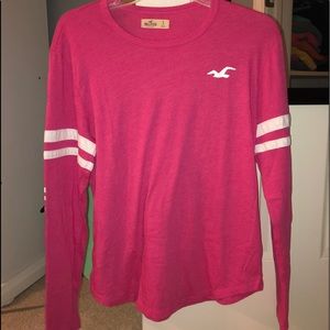 Pink Hollister Long Sleeve Shirt